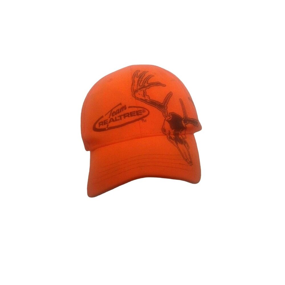 Team Realtree Paramount Outdoors Neon Orange Adjustable Hat